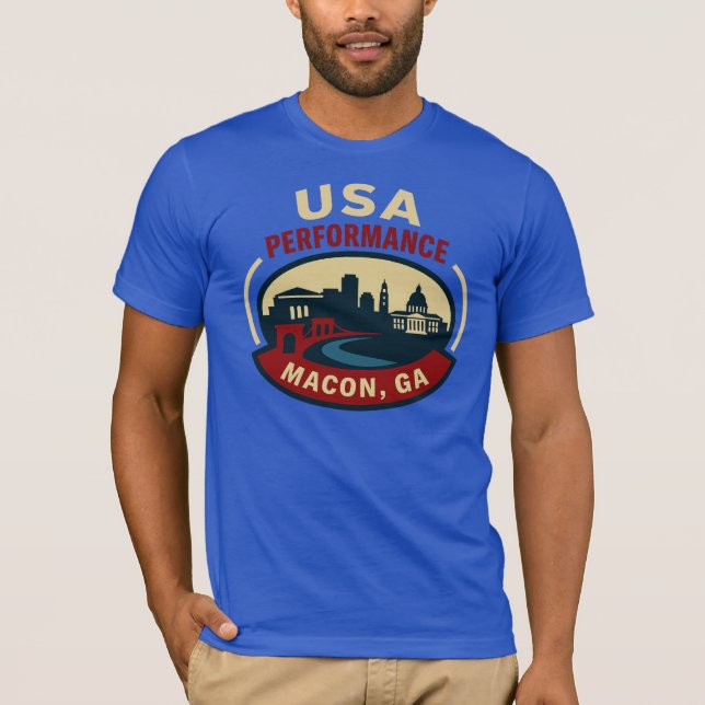 Camiseta USA Performance Macon (Anverso)