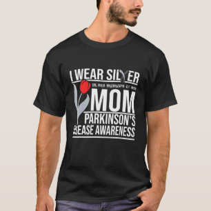 Camiseta Usa plata para la enfermedad de Parkinson de mi ma