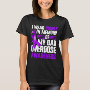 Camiseta Usa Púrpura Para Concienciar A Mi Papá Sobre La So