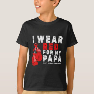 Camiseta Usa Rojo Para Concienciar Sobre La Enfermedad Card