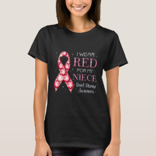 Camiseta Usa Rojo Para Mi Niece, Ayuda Para Concientizar So