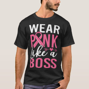 Camiseta Usa Rosa Como Un Jefe Chica De Concienciación Sobr