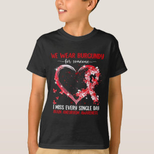 Camiseta Usa Rosa Para El Aneuralismo Cerebro Concienciació