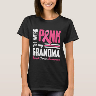 Camiseta Usa Rosa Para Mi Abuela Conciencia Sobre El Cáncer
