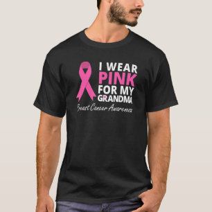 Camiseta Usa Rosa Para Mi Abuela Ribon Amor Familiar