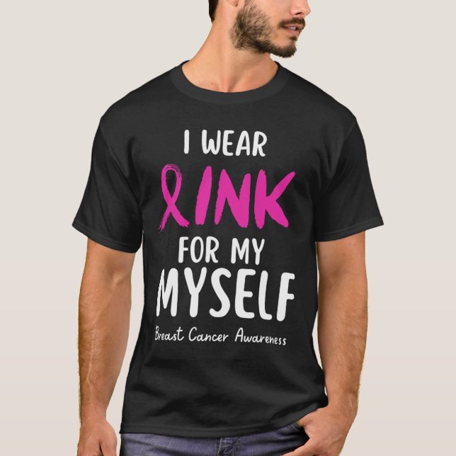 Camiseta Usa Rosa Para Mi Conciencia Sobre El Cáncer De Mam (Anverso)