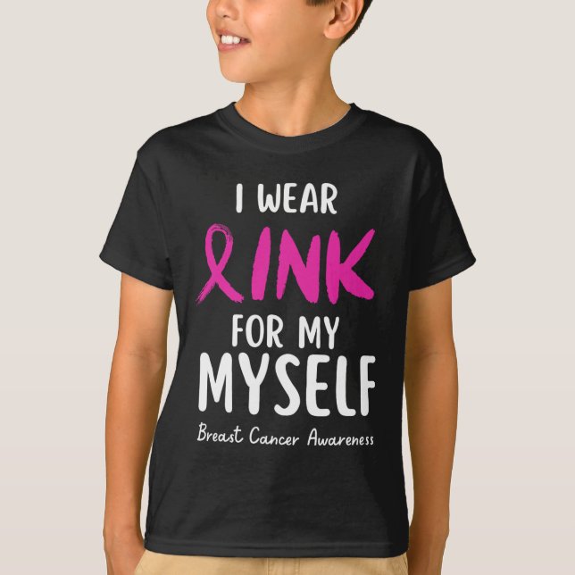 Camiseta Usa Rosa Para Mi Conciencia Sobre El Cáncer De Mam (Anverso)