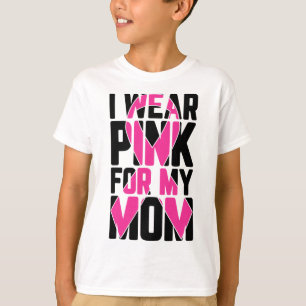 Camiseta Usa Rosa Para Mi Mamá Cáncer De Mama Suppo