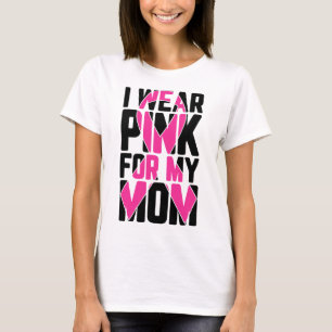 Camiseta Usa Rosa Para Mi Mamá Cáncer De Mama Suppo