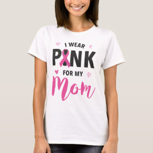 Camiseta Usa Rosa Para Mi Mamá Concienciación Sobre El Cánc
