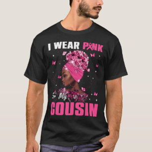 Camiseta Usa Rosa Para Mi Primo Concienciación Sobre El Cán