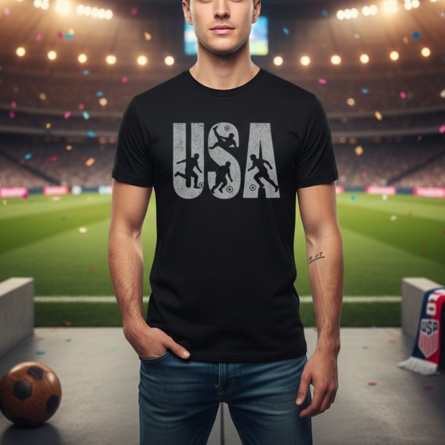 Camiseta USA Soccer | American Football Fan (USA Soccer T-Shirt | American Football Fan Tee | World Match 2026 Supporter Shirt)