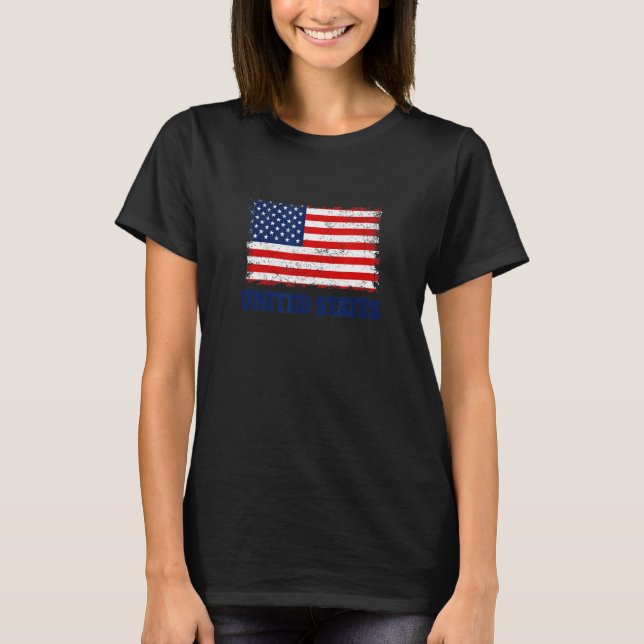 Camiseta USA soccer & football fan 2022 Flag of USA Patriot (Anverso)