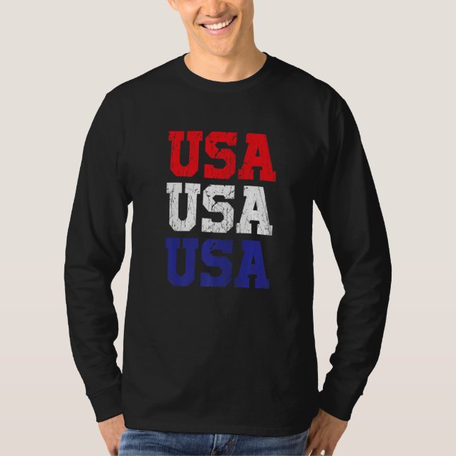 Camiseta USA Soccer USA Patriotic Soccer Premium (Anverso)