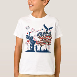 Camiseta USA Todo el Camino – Día de la Independencia Patri