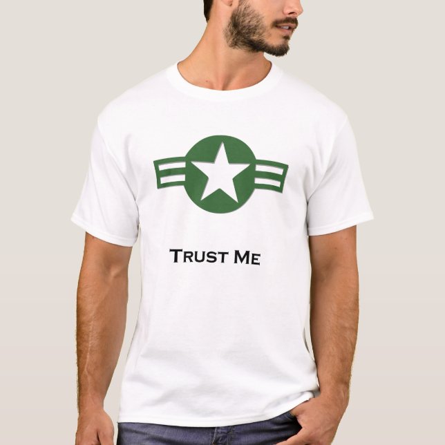 Camiseta USA Trust Me Green (Anverso)