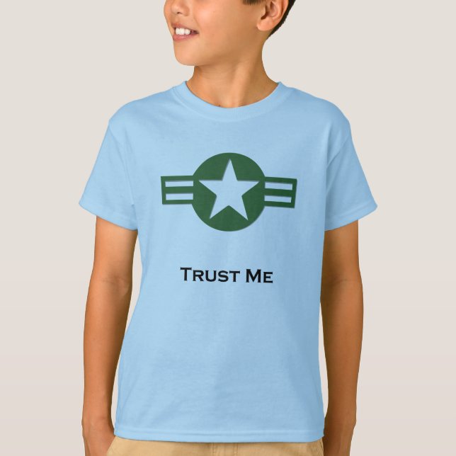 Camiseta USA Trust Me Green (Anverso)