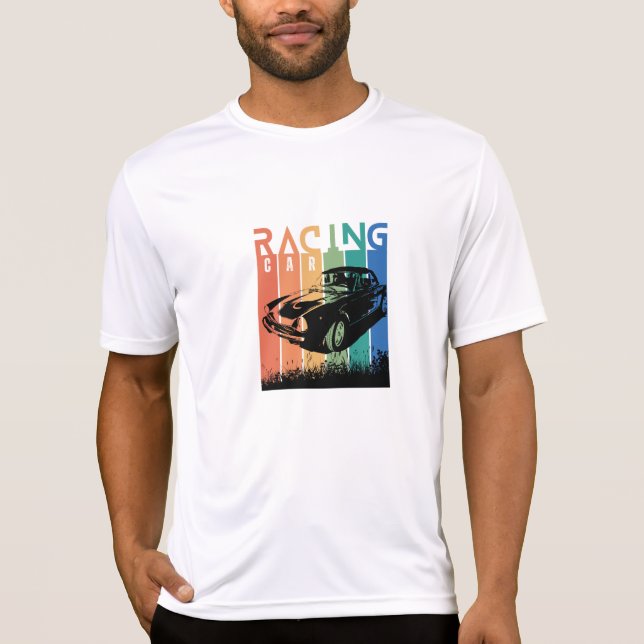 Camiseta Usa tu deporte, Carreras de coches (Anverso)