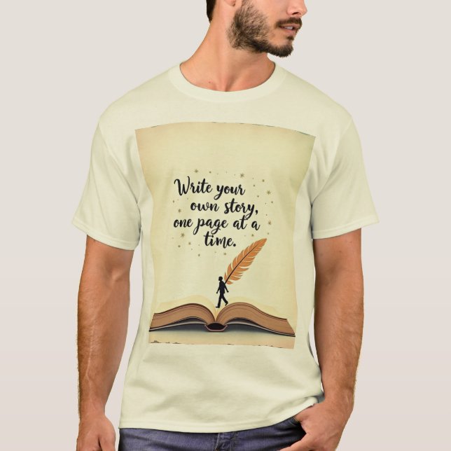 Camiseta ¡Usa tu historia, tu viaje, tus palabras! (Anverso)