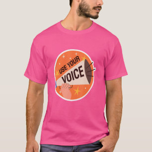 Camiseta Usa tu voz, la marcha de derechos humanos de las m
