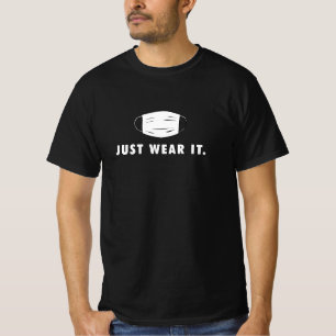 Camiseta Usa una máscara