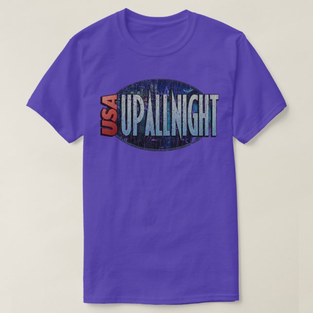 Camiseta USA Up All Night 1989 (Diseño del anverso)