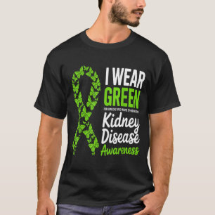 Camiseta Usa verde para apoyar la conciencia sobre la enfer