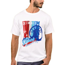 Camiseta USA Vibraciones de Libertad Patriótica