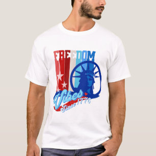 Camiseta USA Vibraciones de Libertad Patriótica