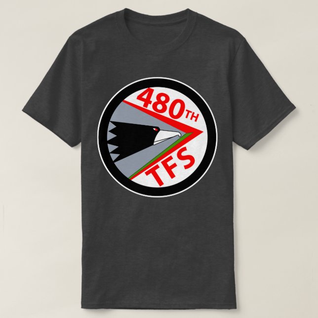 Camiseta USAF 480º Escuadrón táctico de combate HK Vietnam  (Diseño del anverso)