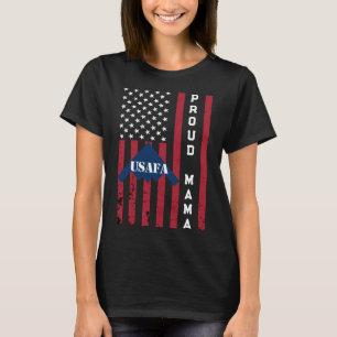 Camiseta Usafa Merch Orgullosa Fuerza Aérea Mamá Esposa Mam