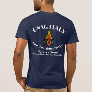 CAMISETA USAG ITALIA FUEGO DEPT VICENZA