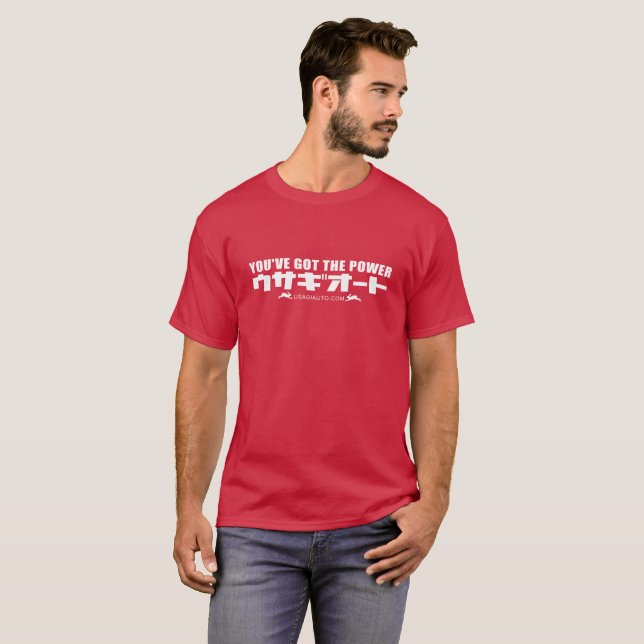 Camiseta USAGIAUTO T-Shirts　Japanese Letter 2 (Anverso completo)