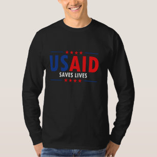 Camiseta USAID salva vidas de la agencia estadounidense de 