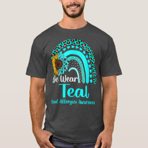 Camiseta Usamos alergias Verde azuladas a alimentos Concien
