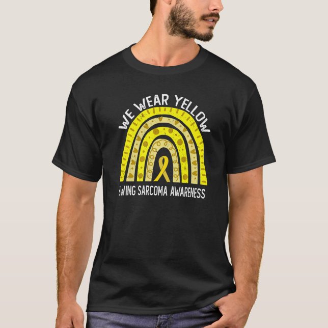 Camiseta Usamos Amarillo Para Concienciar Sobre El Sarcoma  (Anverso)