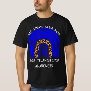 Camiseta Usamos Arcoiris Azul Para Ataxia Telangiectasia Aw