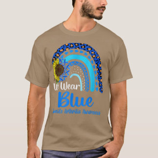 Camiseta Usamos Artritis Juvenil Azul Conciencia Arcoiris