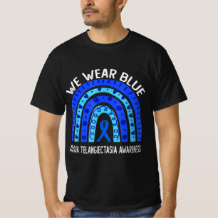 Camiseta Usamos Azul Para Ataxia Telangiectasia Conciencia