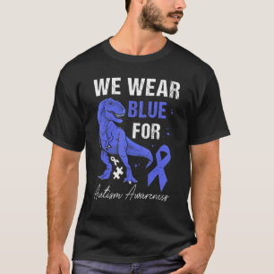 Camiseta Usamos Azul Para Concienciar Sobre El Autismo Mes 