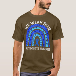 Camiseta Usamos Azul Para La Conciencia De La Dermatomositi