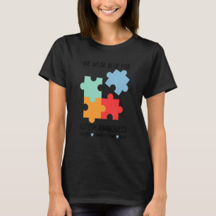 Camiseta Usamos Azul Para Que La Conciencia Sobre El Autism