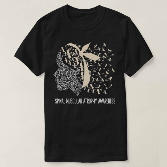 Camiseta Usamos Crema Para Atrofia Muscular De La Espina (A (Diseño del anverso)