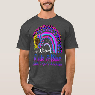 Camiseta Usamos Defectos De Nacimiento Rosa Y Azul Lluvia D
