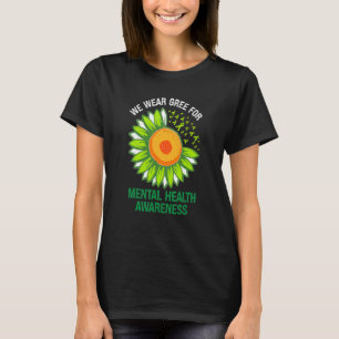 Camiseta Usamos El Apoyo Del Girasol Verde Para La Salud Me