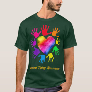 Camiseta Usamos El Corazón Arcoiris Para La Parálisis Cereb
