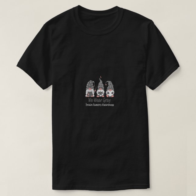 Camiseta Usamos Gris Para Concienciación Sobre Los Tumores  (Diseño del anverso)