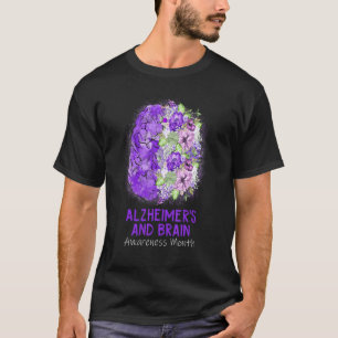 Camiseta Usamos la conciencia de Alzheimer sobre el cerebro