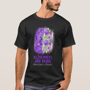 Camiseta Usamos la conciencia de Alzheimer sobre el cerebro