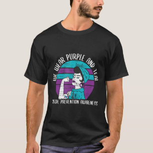 Camiseta Usamos Morado Y Verde azulado - Consciente De La P
